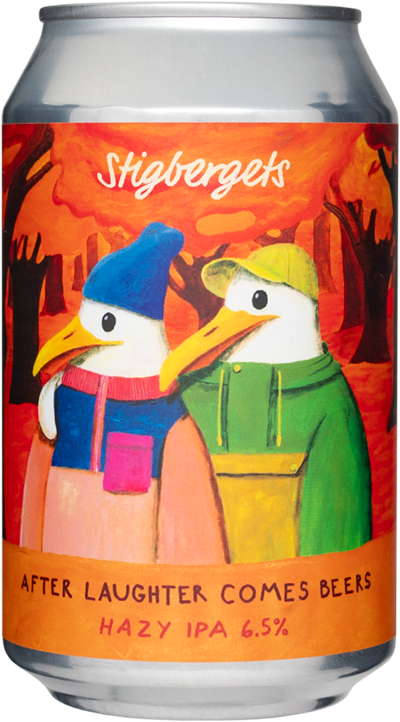 After Laughter Comes Beers by Stigbergets Bryggeri, beer label