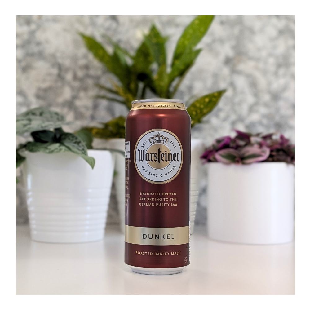 Dunkel by Warsteiner, beer label