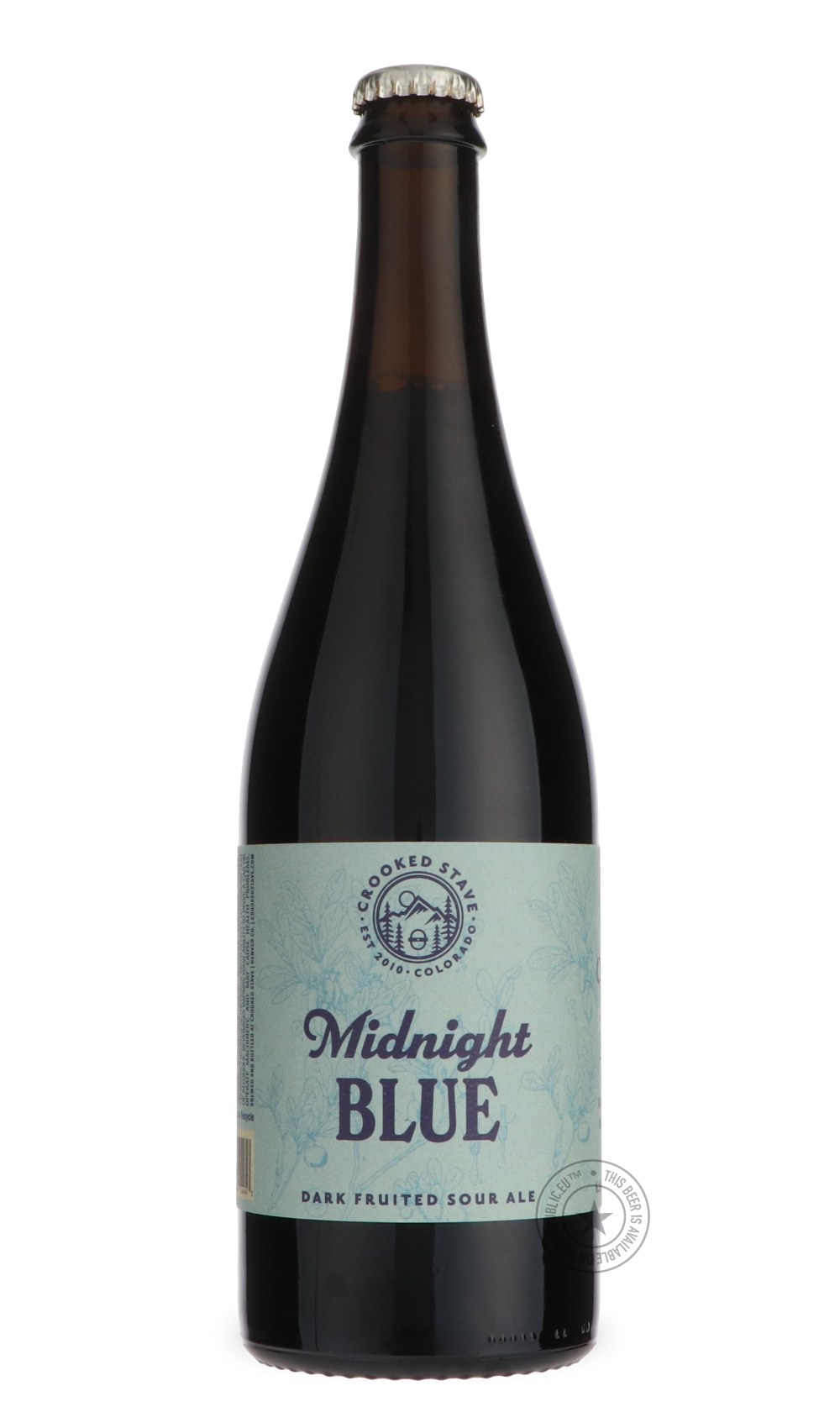 Midnight Blue by Crooked Stave Brewing Co., beer label