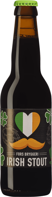Irish by Fors Bryggeri, beer label