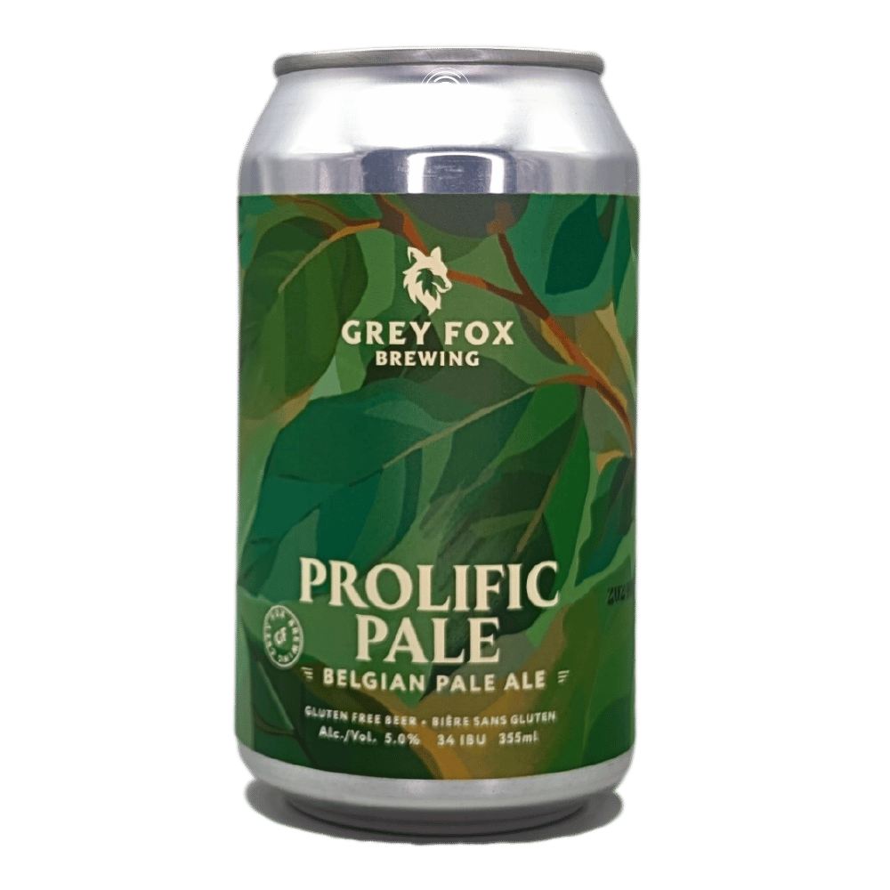 Prolific Pale Ale by Grey Fox Brewing, beer label