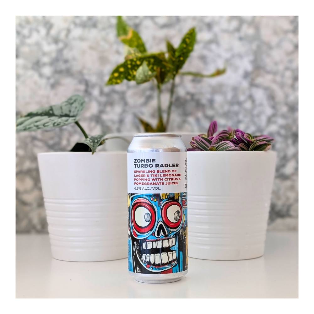 Zombie Turbo Radler by Yukon Brewing, beer label