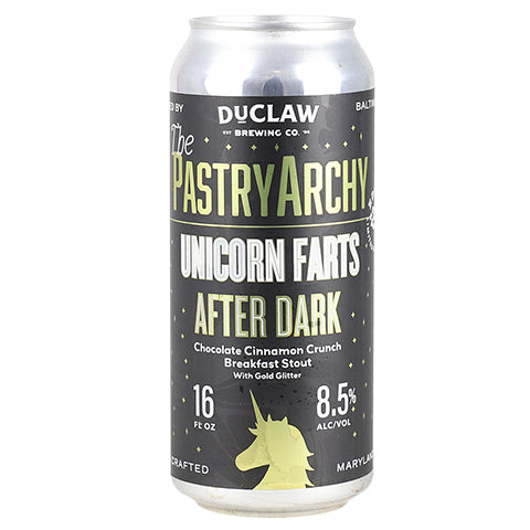 Duclaw The PastryArchy Unicorn Farts After Dark Ale by DuClaw Brewing Company, beer label