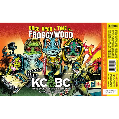Kings County Brewers Collective Once Upon A Time In... Froggywood DIPA by Kings County Brewers Collective, beer label