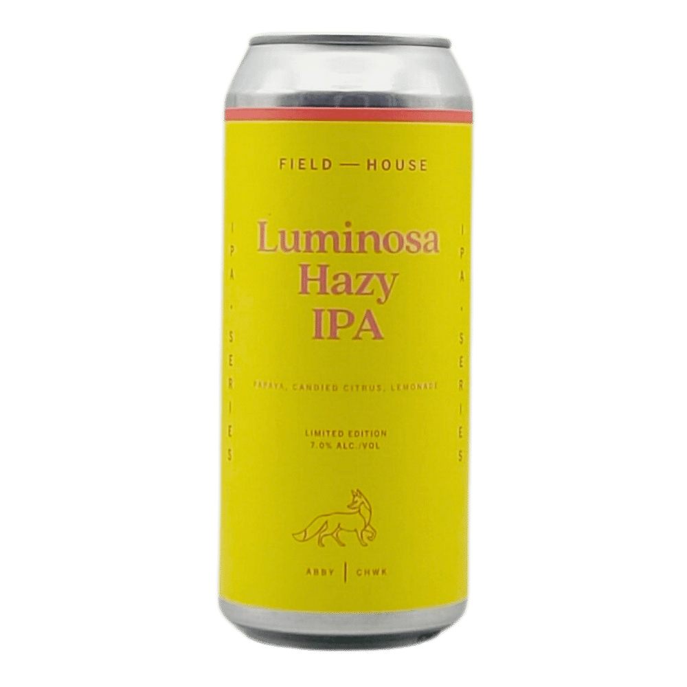 Luminosa Hazy IPA by Field House Brewing Co., beer label