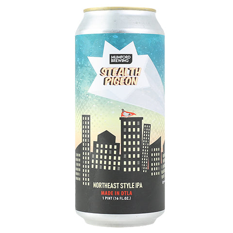 Mumford Stealth Pigeon Hazy IPA by Mumford Brewing Company, beer label