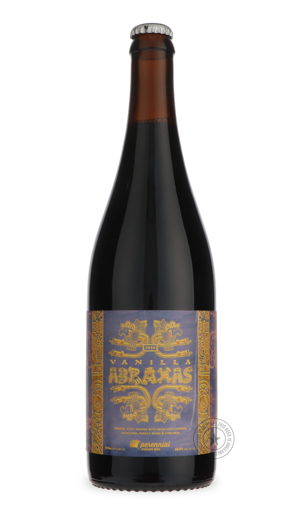 Vanilla Bean Abraxas 2025 by Perennial, beer label