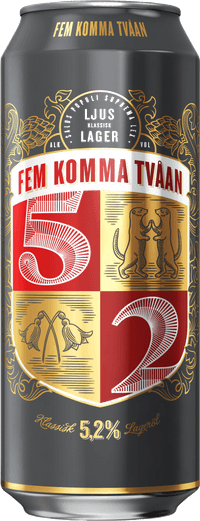 Fem komma tvåan by Åbro Bryggeri, beer label