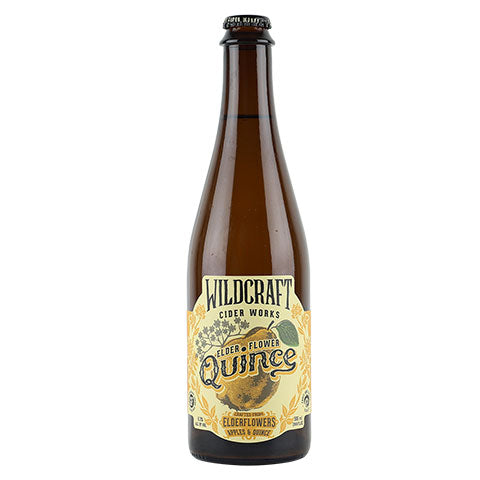 WildCraft Elderflower Quince by WildCraft Cider Works, beer label