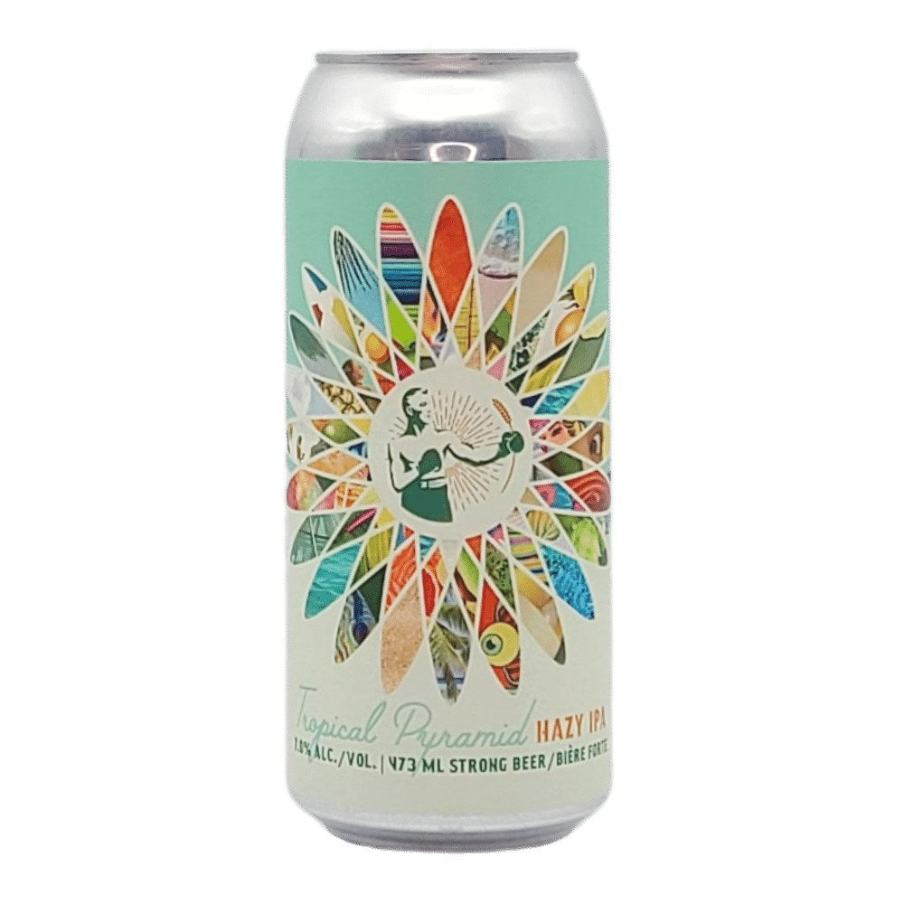 Tropical Pyramid Hazy IPA by Campio Brewing, beer label