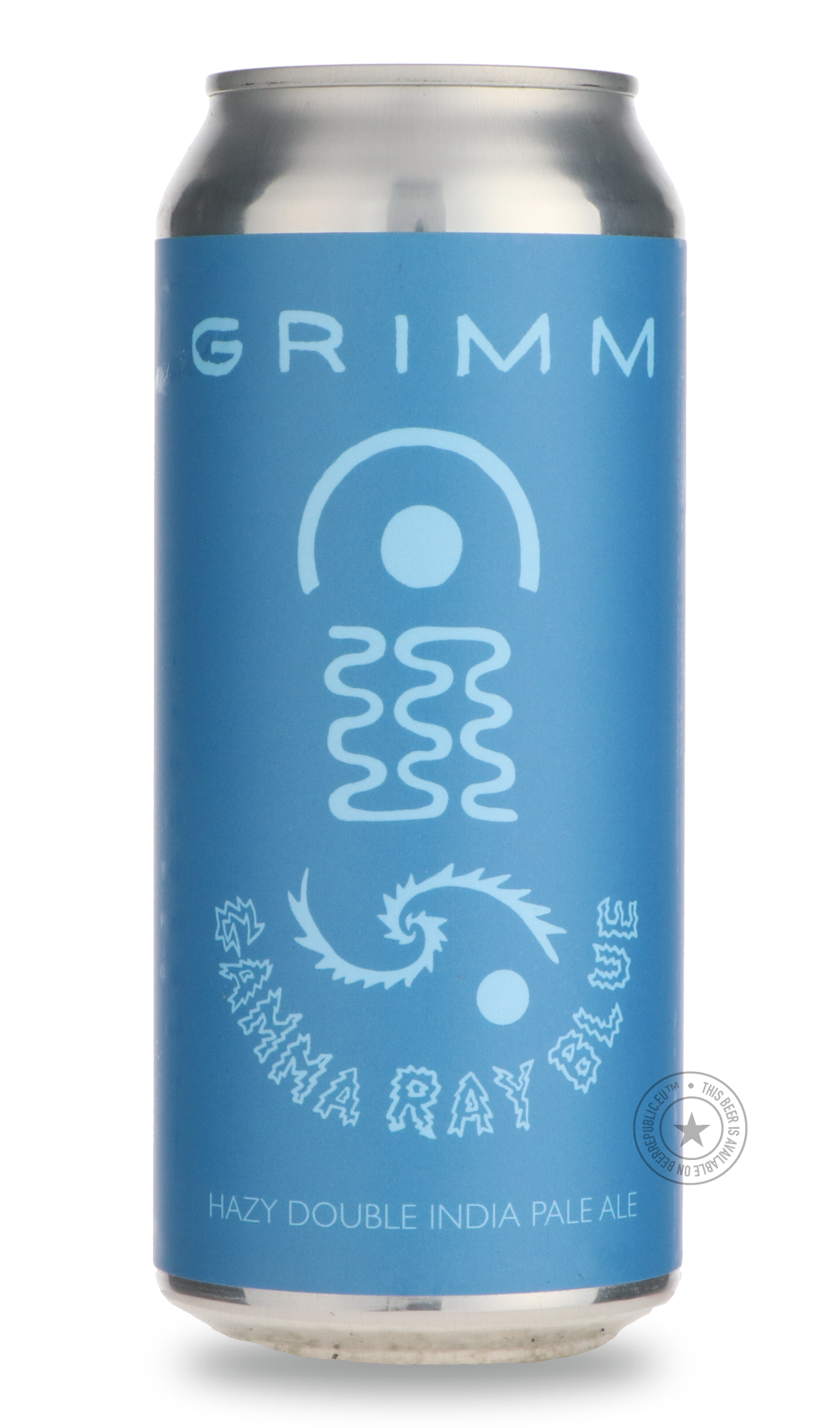 Gamma Ray Blue by Grimm, beer label