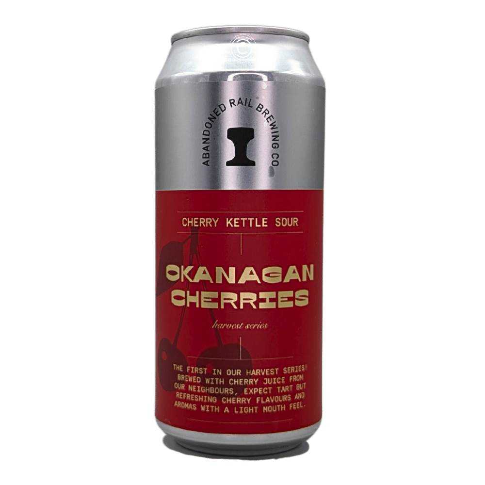 Okanagan Cherries Cherry Kettle Sour by Abandoned Rail Brewing Co., beer label