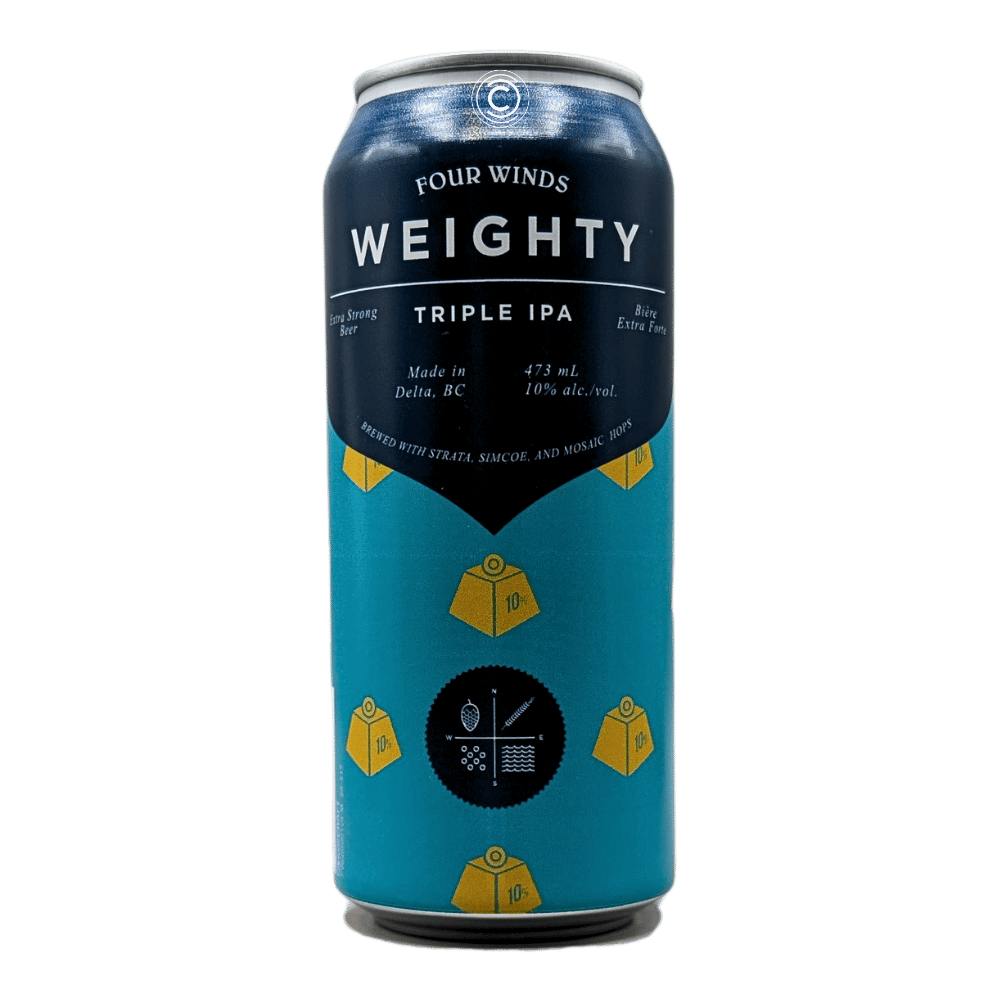 Co. Weighty Hazy Triple IPA by Four Winds Brewing, beer label
