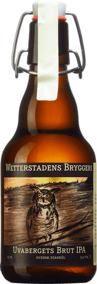 Uvabergets Brut by Wetterstadens Bryggeri, beer label