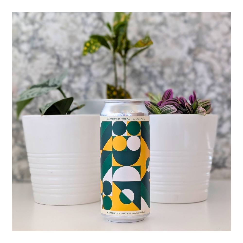 Utopia New Wave Pilsner by Ale Architect, beer label