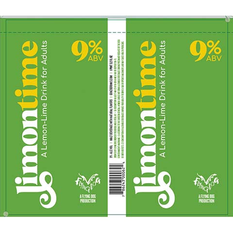 Flying Dog Limontime by Flying Dog Brewery, beer label