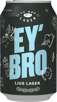 Ey'Bro by Åbro Bryggeri, beer label