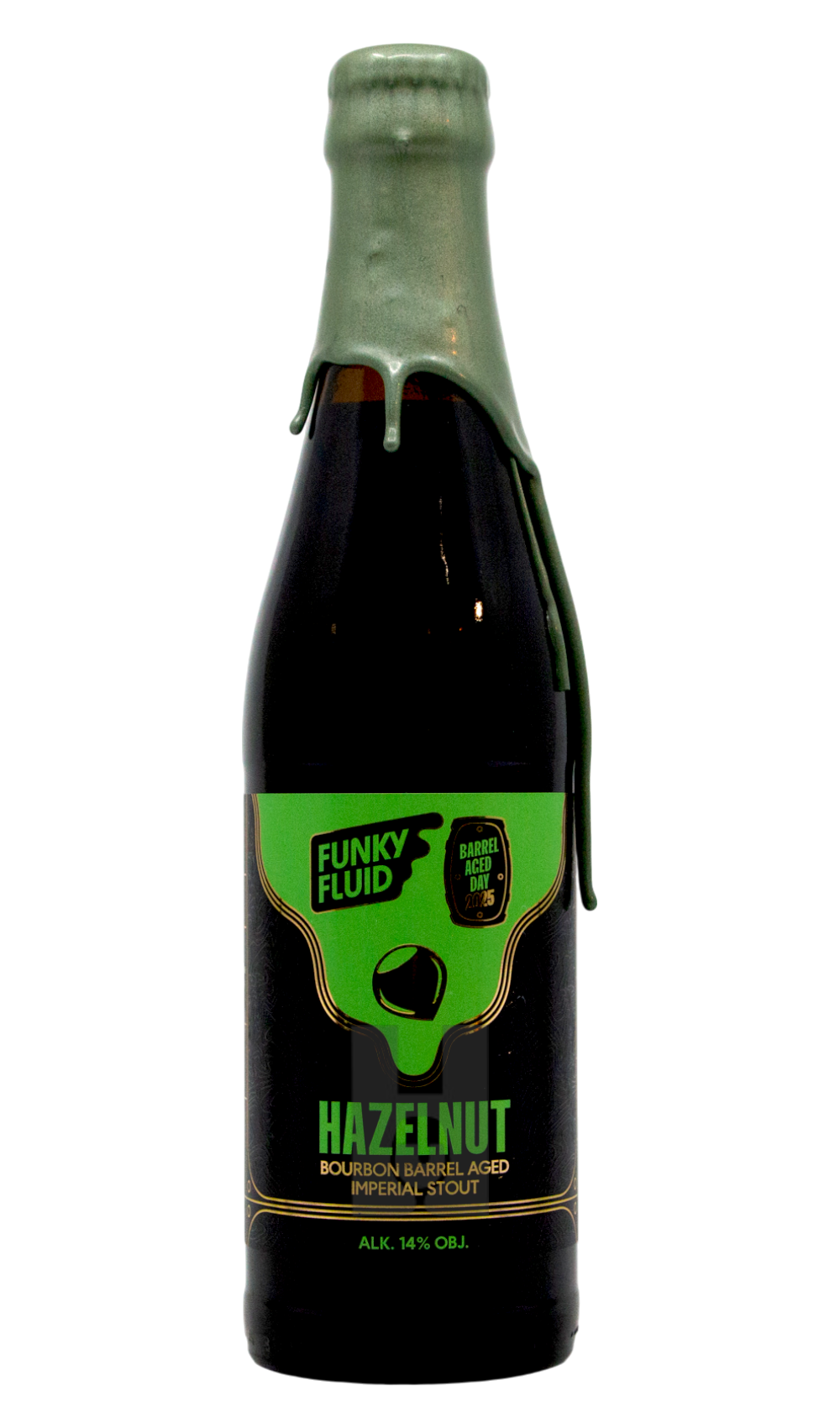 Funky Fluid Barrel Aged Day 2025: Hazelnut by Funky Fluid, beer label
