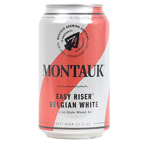 Montauk Easy Riser Wheat by Montauk Brewing Co, beer label