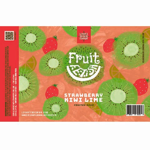 Levante Fruit Fetish Strawberry Kiwi Lime by Levante Brewing Company, beer label