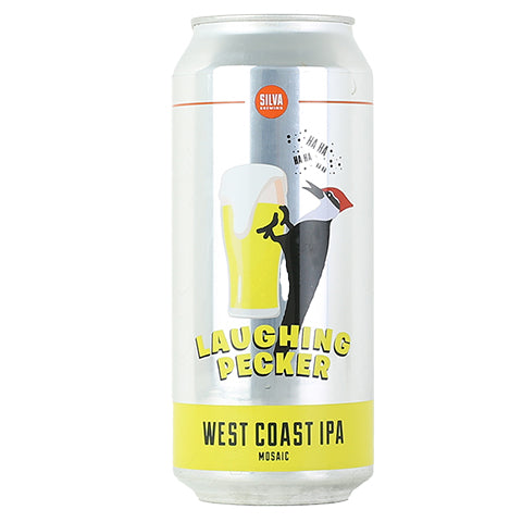 Silva Laughing Pecker IPA by Silva Brewing, beer label