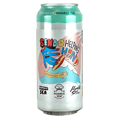 Humble Sea Send A Helping Hand DDH Foggy IPA by Humble Sea Brewing Co, beer label
