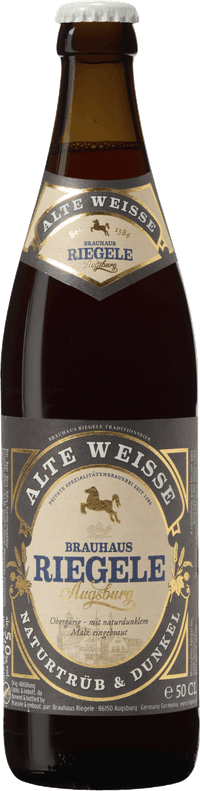 Brauerei Riegele Alte Weisse by Brauhaus Riegele, beer label