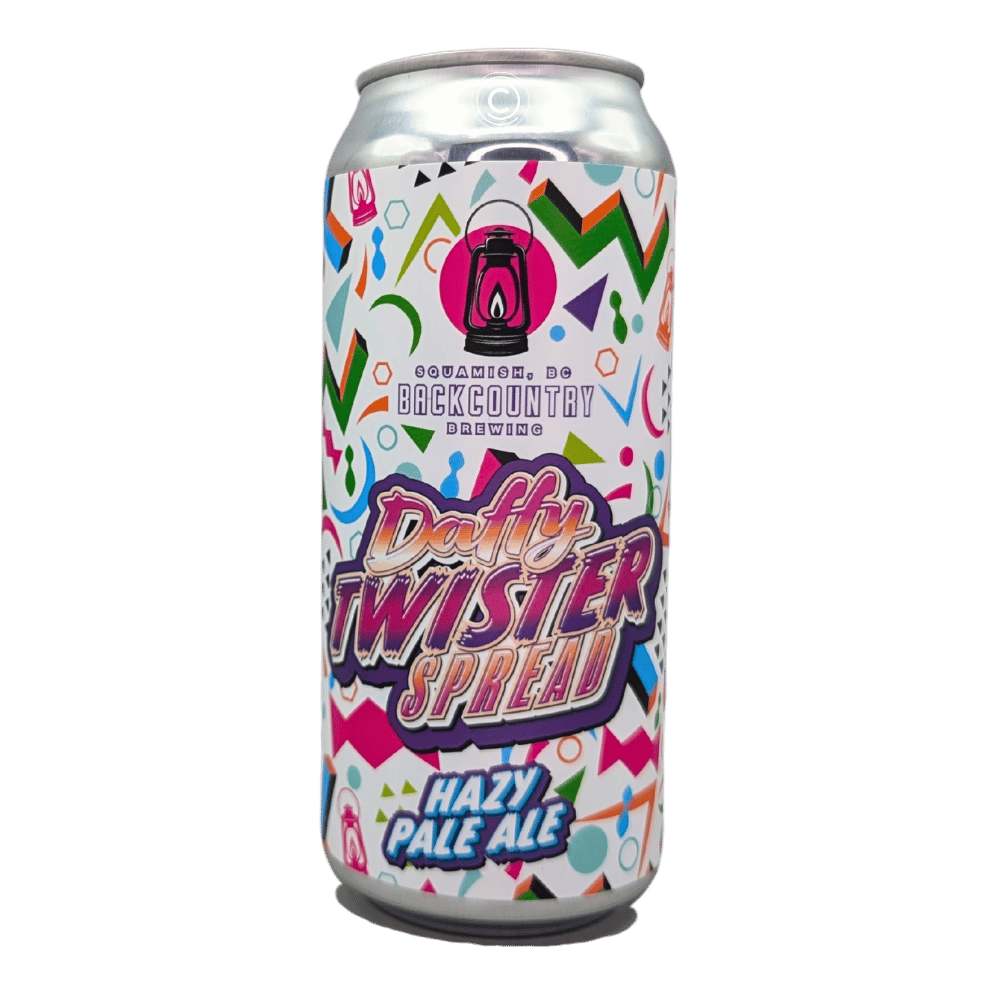 Protect Daffy Twister Spread Hazy Pale Ale by Backcountry Brewing, beer label