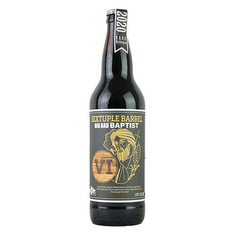 Epic Big Bad Baptist Sextuple Barrel Imperial Stout by Epic Brewing Company, beer label
