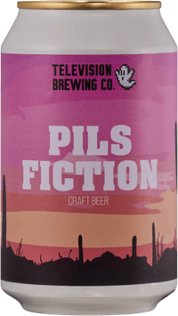 Pils Fiction by Television Brewing Co, beer label