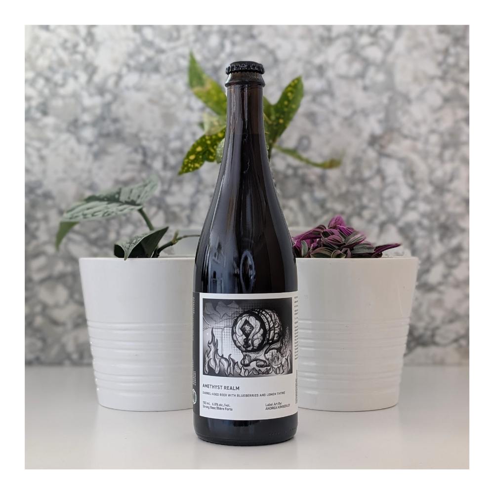 Amethyst Realm 2025 by The Establishment Brewing Company, beer label