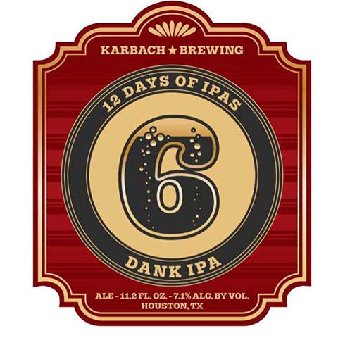 Karbach 6 Dank IPA by Karbach Brewing Co, beer label
