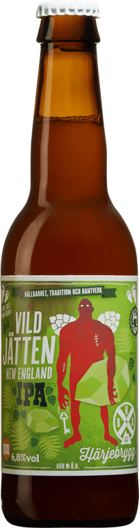 Vild Jätten Härjebrygg by Härjedalens bryggeriaktiebolag, beer label