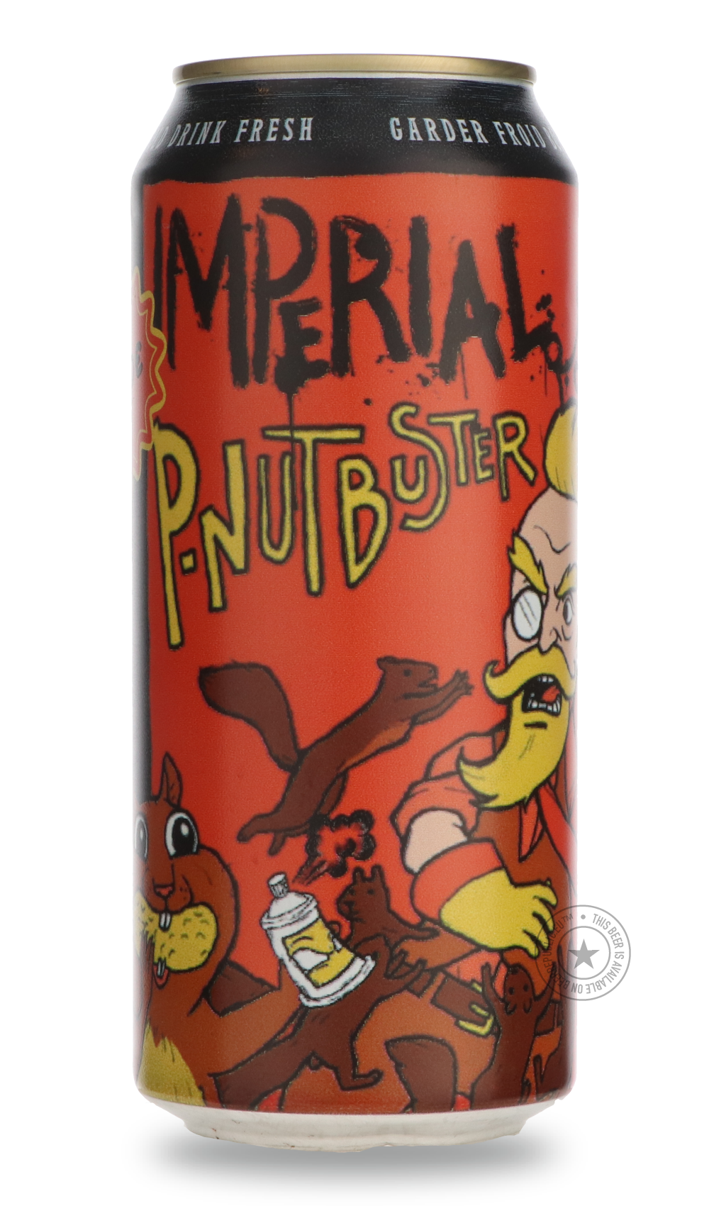 Imperial P-nut Buster - Amande by Brewskey, beer label