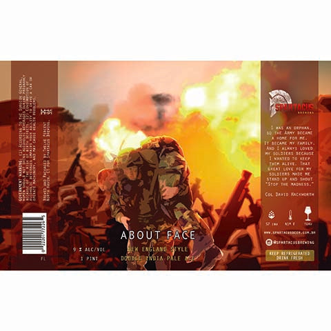Twelve Percent About Face DIPA by Twelve Percent Beer Project, beer label