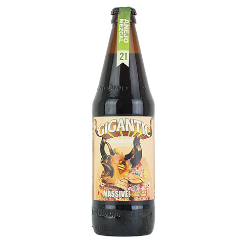 Gigantic Massive! Anejo Mezcal (2021) by Gigantic Brewing Co, beer label