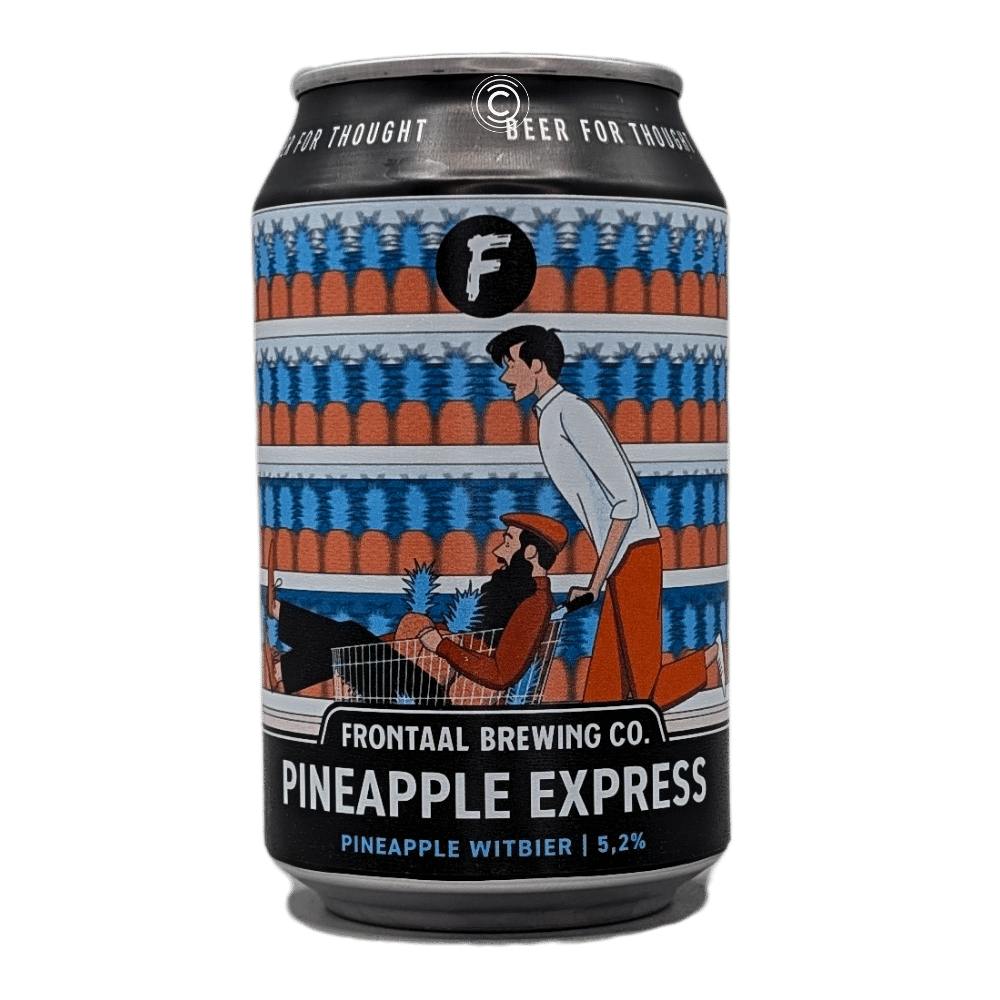 Pineapple Express Pineapple Witbier by Frontaal Brewing Co., beer label