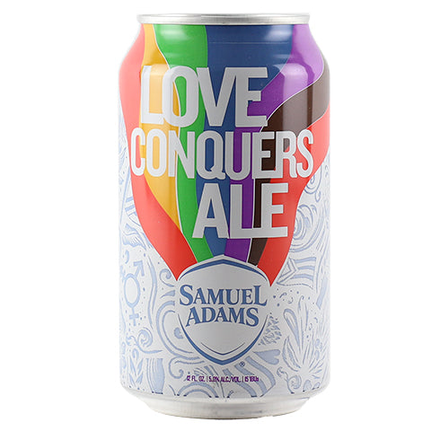 Samuel Adams Love Conquers Ale by Samuel Adams, beer label