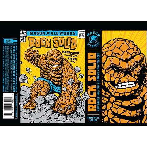 Mason Aleworks Rock Solid DIPA by Mason Aleworks, beer label