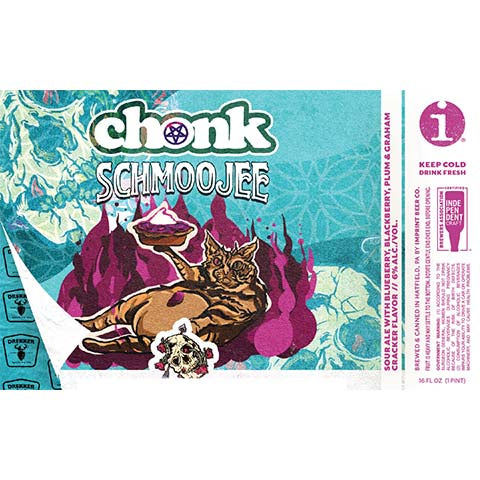Imprint Chonk Schmoojee Sour Ale by Imprint Beer Company, beer label