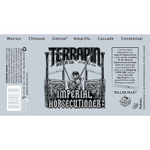 Terrapin Imperial Hopsecutioner IPA by Terrapin Beer Co, beer label