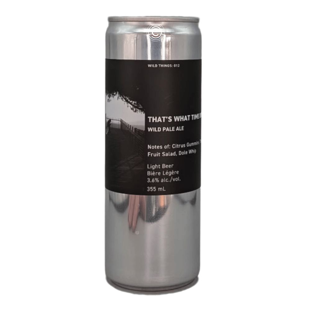 That's What Time Does Wild Pale Ale by The Establishment Brewing Company, beer label