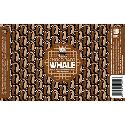 Community Imperial Choco Taco Whale Brown Ale by Community Beer Works, beer label
