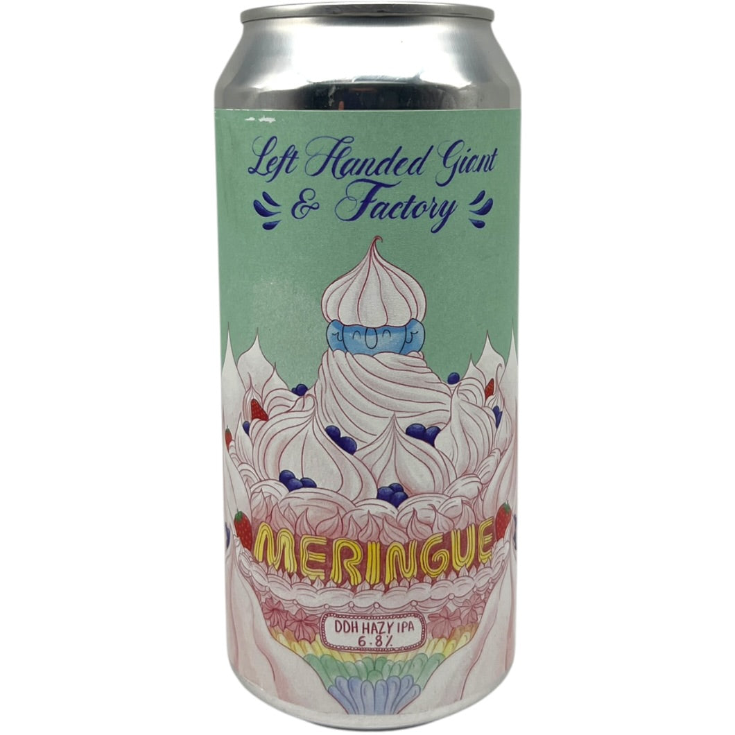 Left Handed Giant x Factory Meringue by Left Handed Giant, beer label