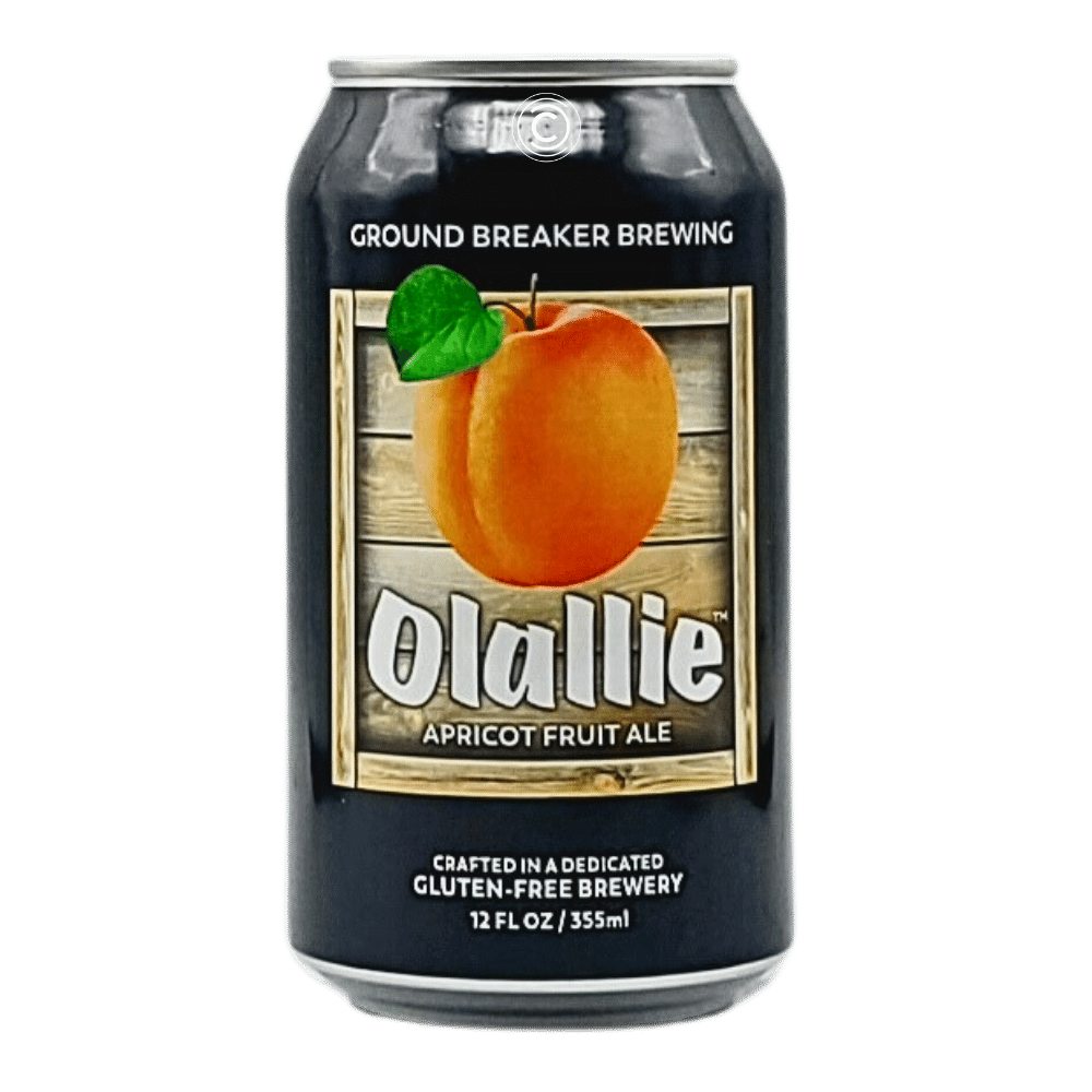 Ground Breaker Olallie Apricot Ale Gluten Free by Groundbreaker, beer label