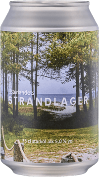 Listerlandets Strandlager by Snörsjö hantverksbryggeri, beer label