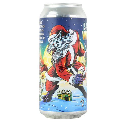 Paperback Santa Was A Werewolf IPA by Paperback Brewing Co., beer label