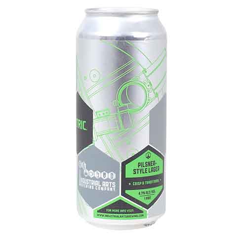 Industrial Arts Metric Pilsner by Industrial Arts Brewing Co., beer label