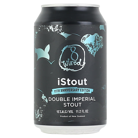 8 Wired Double Imperial Stout 11th Anniversary Edition Imperial Stout by 8 Wired, beer label