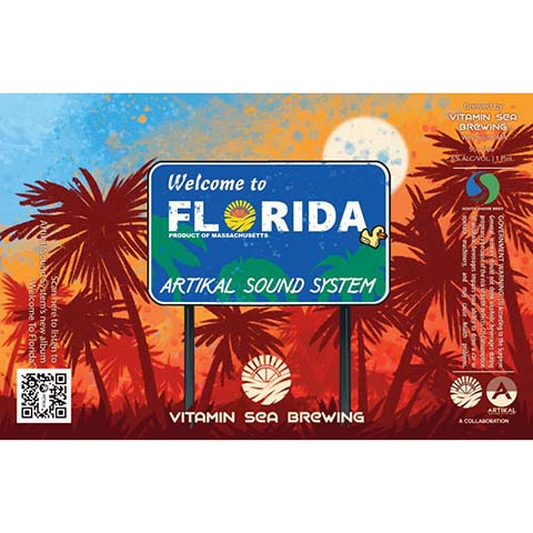 Vitamin Sea Artikal Sound System Sour Ale by Vitamin Sea Brewing, beer label